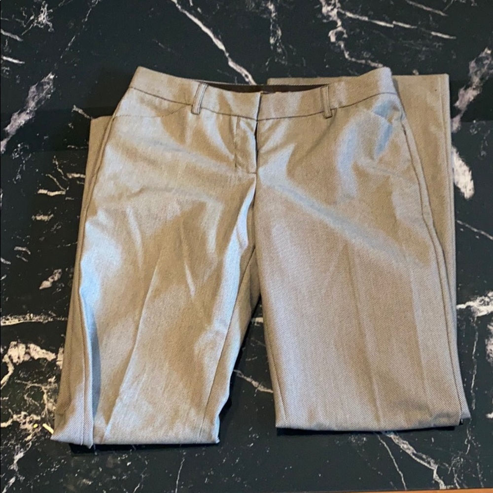 Express size 4 editor black gray pants